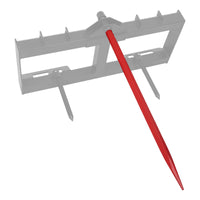 Forca da fieno Garvee da 49 pollici - Capacità 3000 libbre - Costruzione in acciaio armonico - Verniciata a polvere - Per trattori e agricoltura - Robusta e versatile