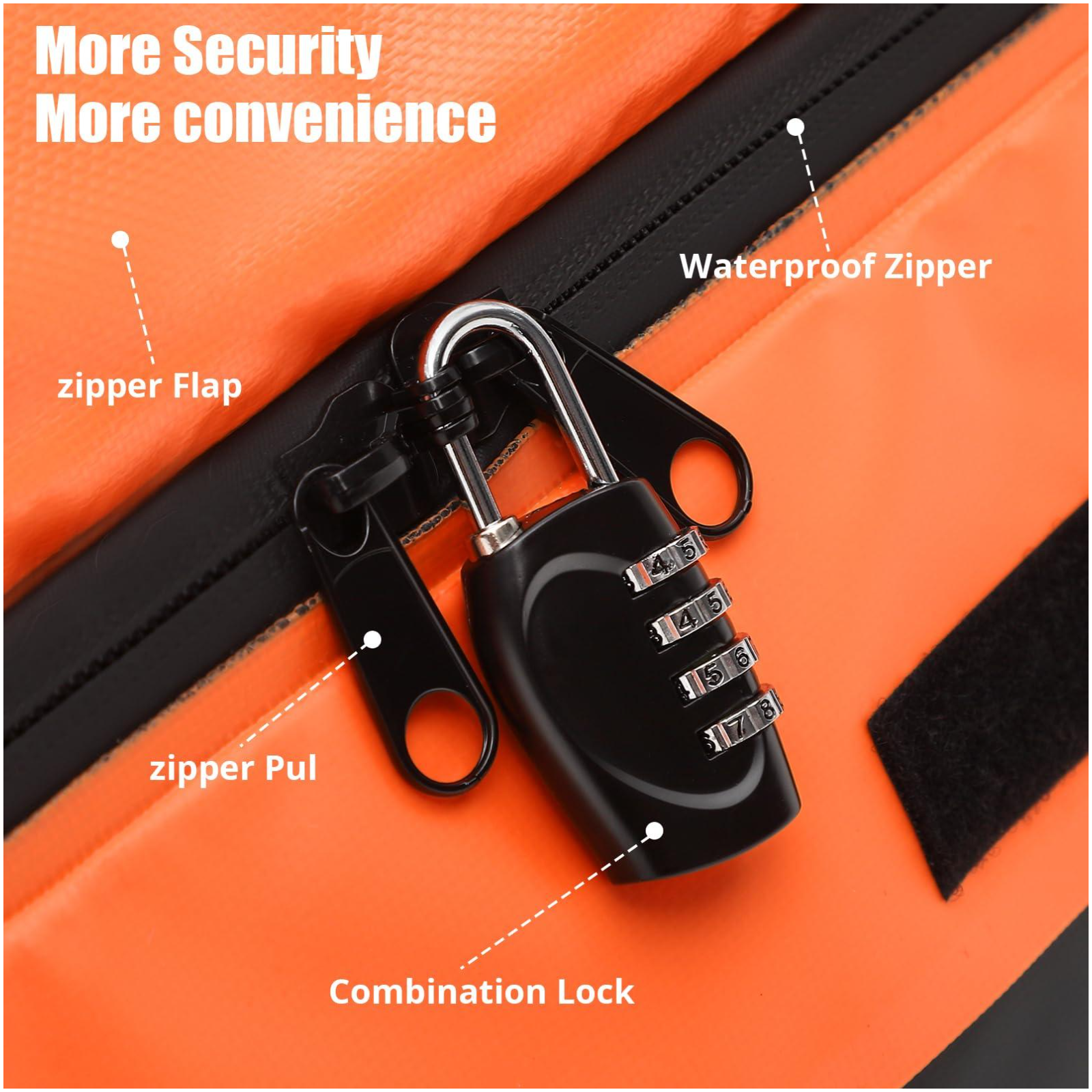 Borsa portabagagli per auto Garvee da 21 piedi cubi impermeabile con 8 cinghie rinforzate per viaggi L51,9 x L39,4 x A17,7 pollici Nero