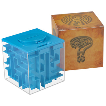 Salvadanaio in legno Garvee Money Maze Puzzle Box per bambini e adulti, regalo di compleanno e festa, pazienza e logica