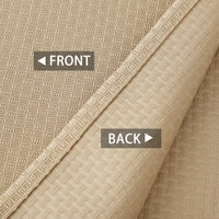 Tenda da doccia Garvee Waffle, impermeabile, resistente, in poliestere, color talpa, per spa, di lusso, 182 x 182 cm, per bagno