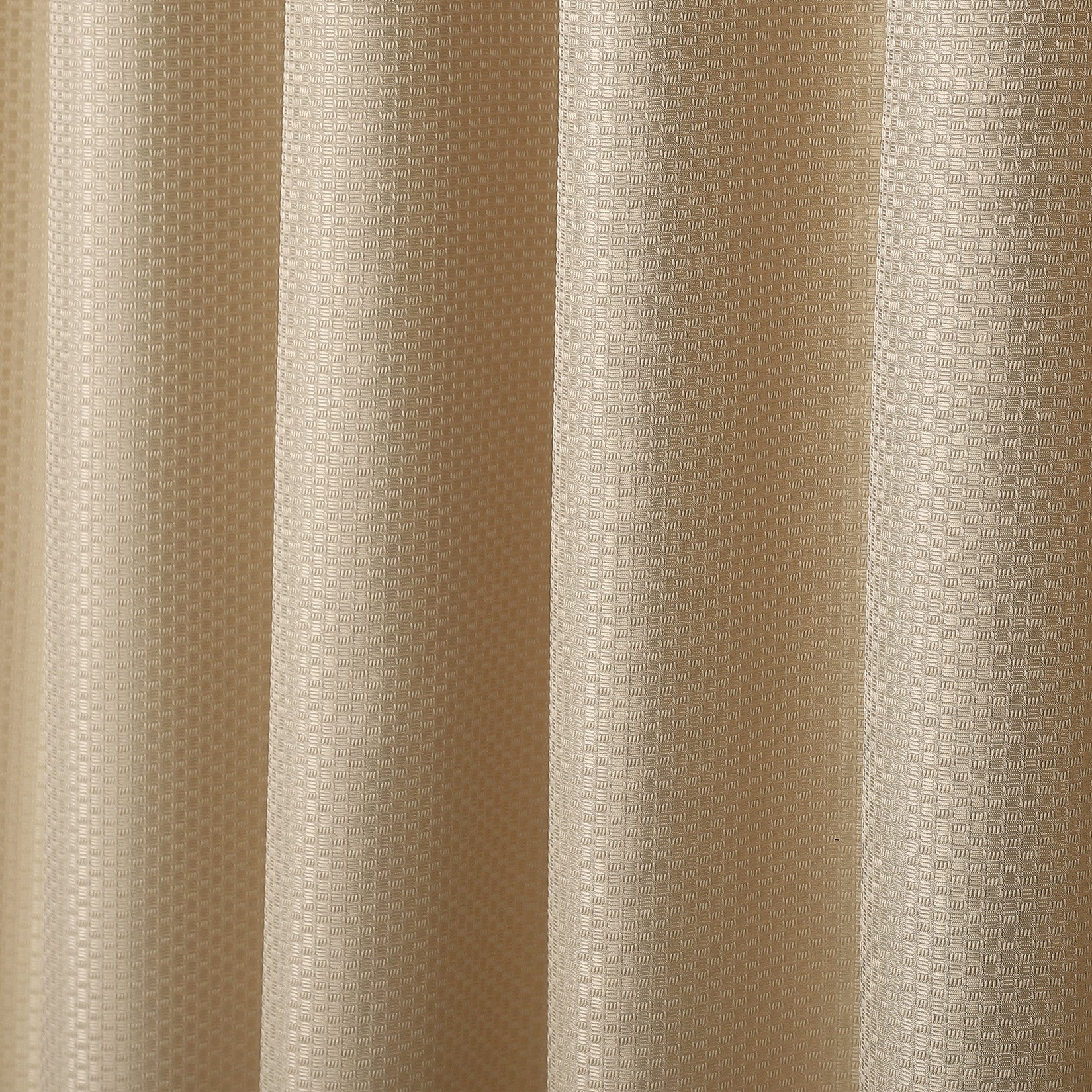 Tenda da doccia Garvee Waffle, impermeabile, resistente, in poliestere, color talpa, per spa, di lusso, 182 x 182 cm, per bagno