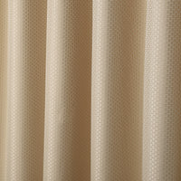 Tenda da doccia Garvee Waffle, impermeabile, resistente, in poliestere, color talpa, per spa, di lusso, 182 x 182 cm, per bagno