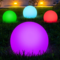 Luci a globo LED GARVEE, 4 pezzi, RGB dimmerabili, luci notturne impermeabili con telecomando per giardino e piscina, 16 colori