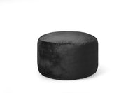 Pouf sacco in memory foam Garvee da 4 piedi per adulti, stile divano grande, rivestimento in microfibra rimovibile, nero, adatto per il soggiorno