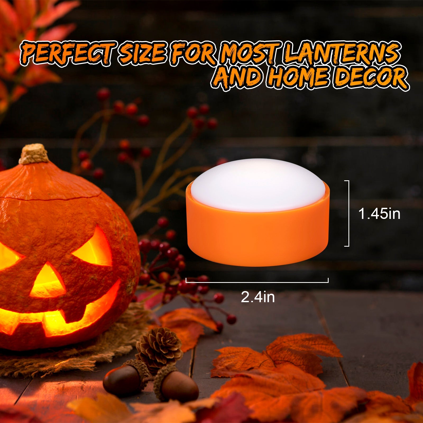Lanterne di zucca LED di Halloween Garvee RGB con timer di controllo remoto e cambio colore, in plastica, a batteria, confezione da 6, multicolore
