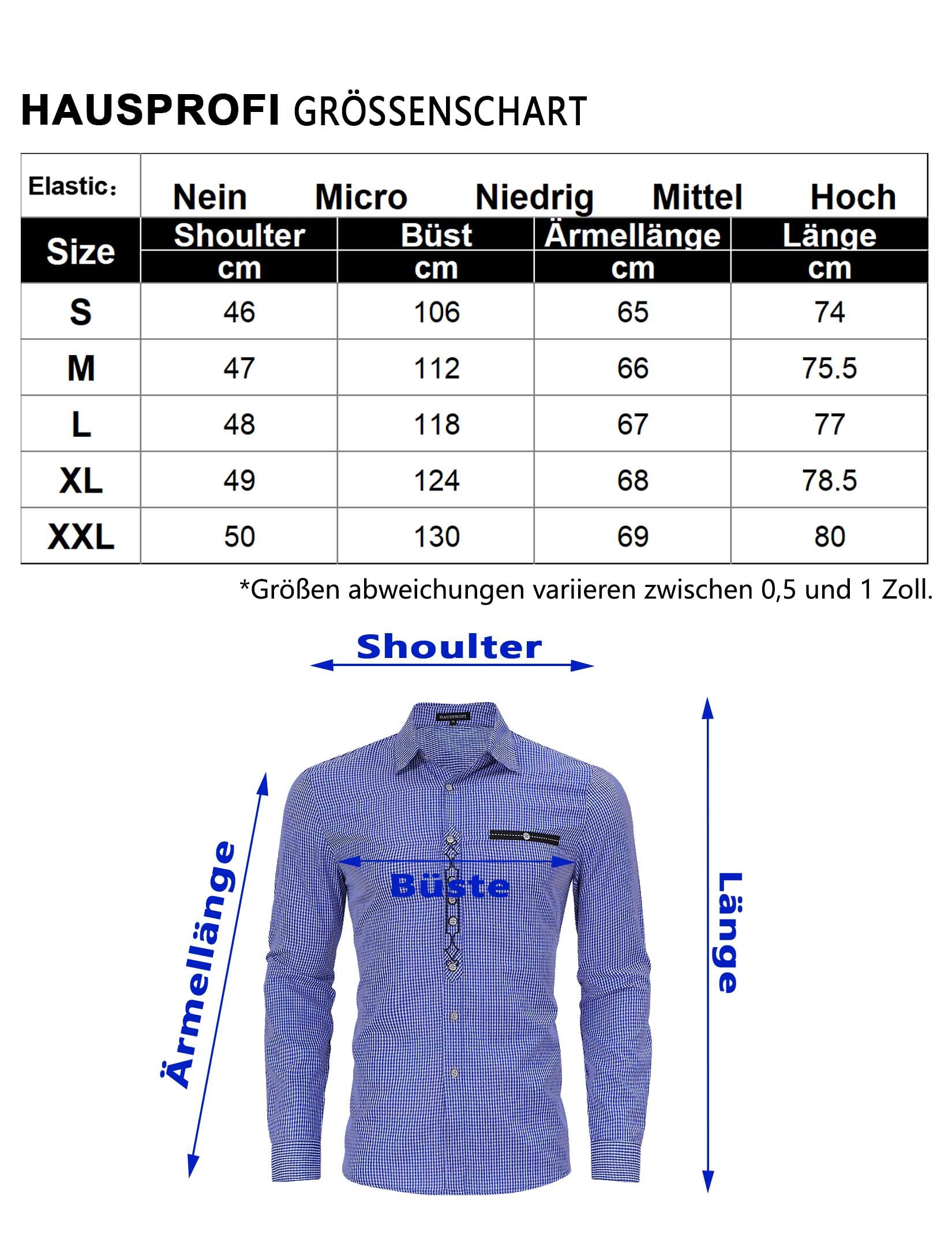 Camicia tradizionale da uomo Garvee Oktoberfest a maniche lunghe, a quadri, casual, blu, taglia S, design retrò, facile da pulire, versatile