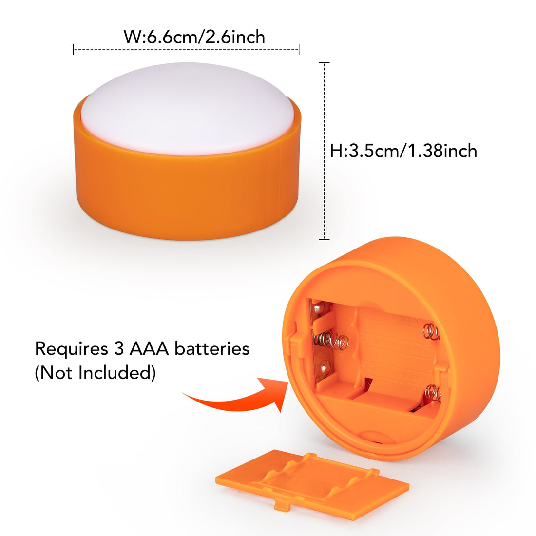 Luci a LED per zucca di Halloween Garvee con telecomando, timer e cambio colore RGB, plastica, confezione da 4, multicolore