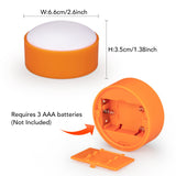 Luci a LED per zucca di Halloween Garvee con telecomando, timer e cambio colore RGB, plastica, confezione da 4, multicolore - 