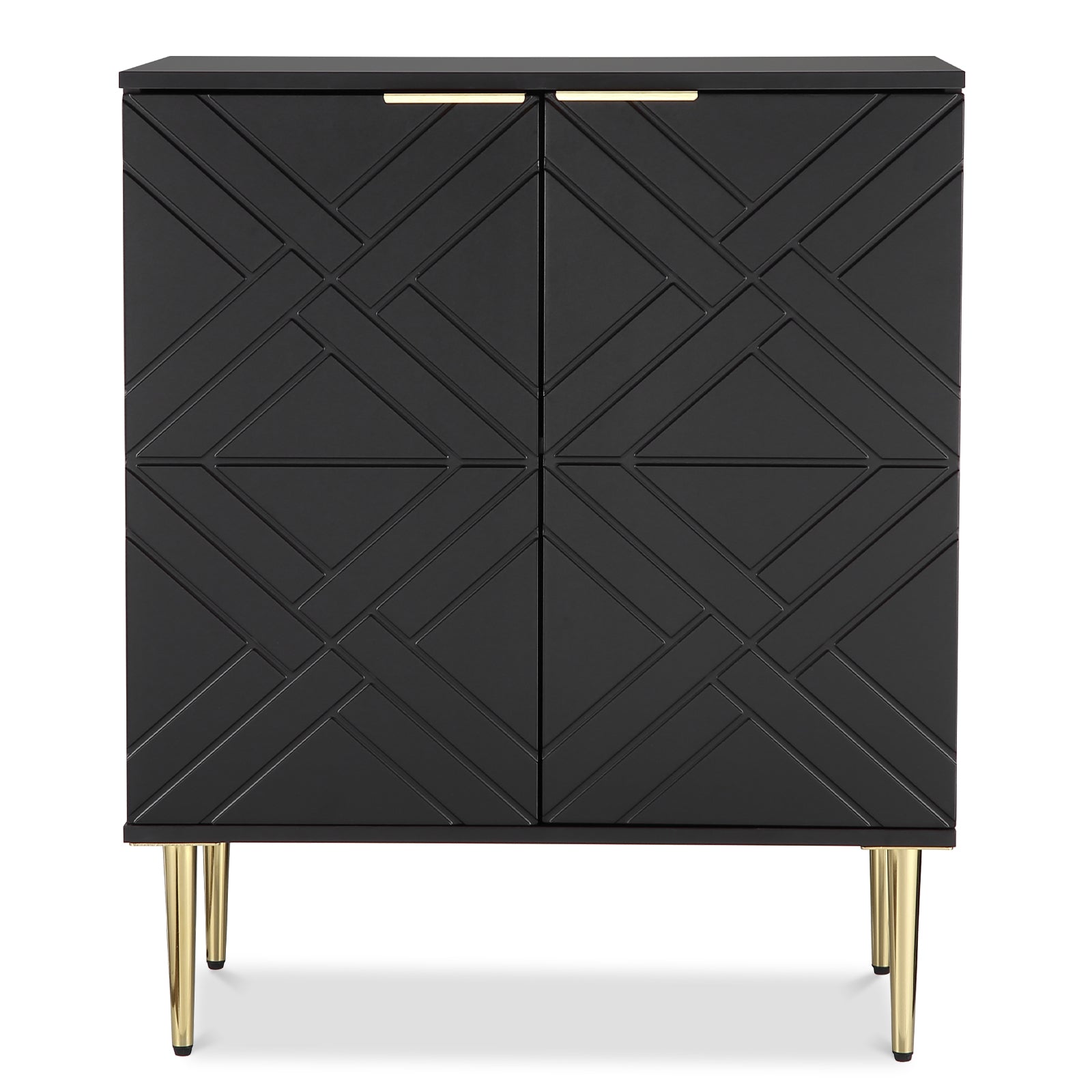Credenza da cucina Garvee Buffet con 2 ante, bancone da caffè da 29", design moderno, legno MDF, piedini regolabili in metallo, spazio di archiviazione versatile, sala da pranzo e corridoio