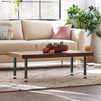 Gambe per tavolo Garvee da 28 pollici - Altezza regolabile, metallo, ideali per ufficio, sala da pranzo e design di mobili moderni