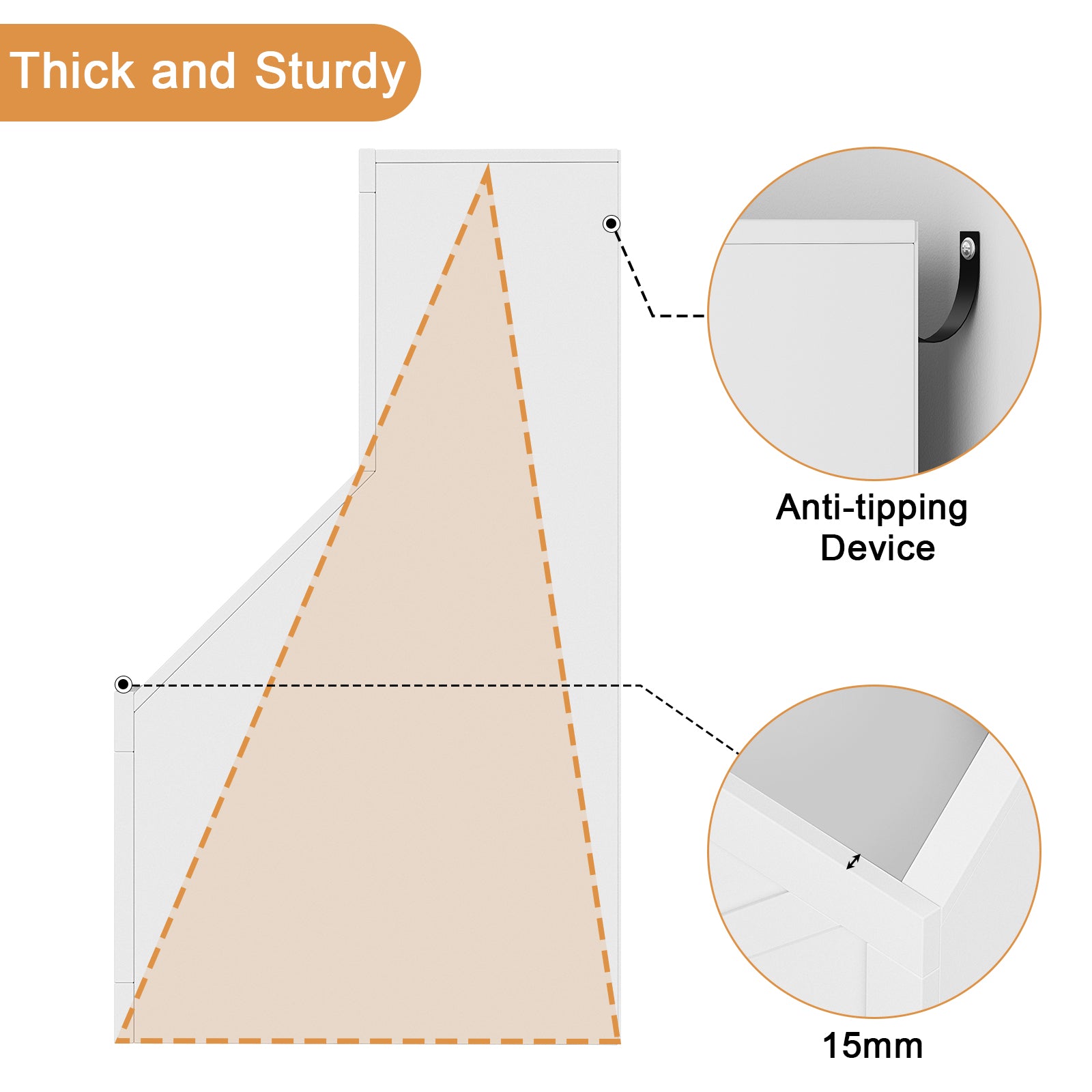 Libreria per bambini e contenitore per giocattoli Garvee, 2 ripiani, in legno, per sala giochi e cameretta dei bambini, 31,42x16,56x32 pollici, legno naturale