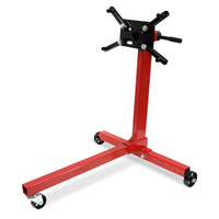 Supporto rotante per motore Garvee, capacità 750 libbre, con bracci regolabili per officina e riparazione, acciaio, ruote con freno, testa a 360°