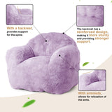 Garvee Poltrona Sacco 99 cm Per Adulti E Bambini, Morbida E Confortevole, Tessuto Resistente, Design Versatile Per Soggiorno E Camera, Colore Variabile - Viola