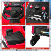 Garvee Kids Drift Go-Kart elettrico 24V - Telaio in metallo, per esterni, rosso - Divertimento e avventura per giovani conducenti