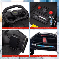 Garvee Kids Drift Go-Kart elettrico 24V - Telaio in metallo, per esterni, nero - Elegante go-kart elettrico per nuovi avventurieri.