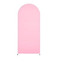 Garvee Wedding Arch Cover Set 3 pezzi in spandex con cerniera per feste e cerimonie Neutro
