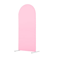 Garvee Wedding Arch Cover Set 3 pezzi in spandex con cerniera per feste e cerimonie Neutro