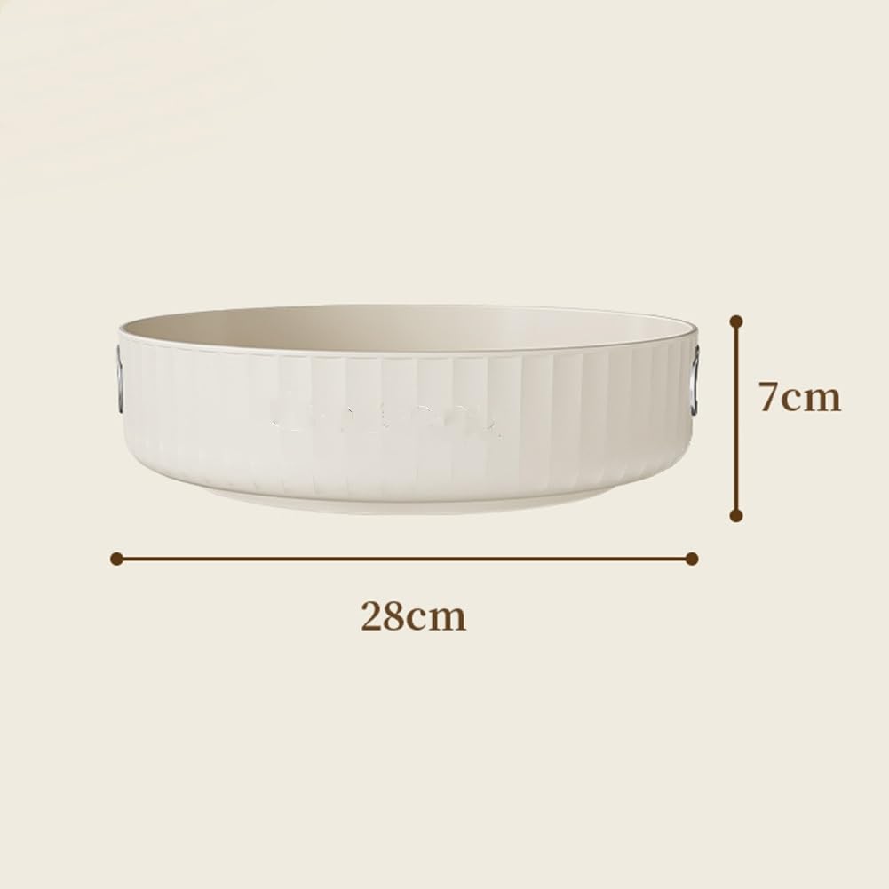 Garvee 28 cm Organizer girevole Porta spezie girevole a 360° per cucina, mobiletto, dispensa, frigorifero, tavolo portaoggetti