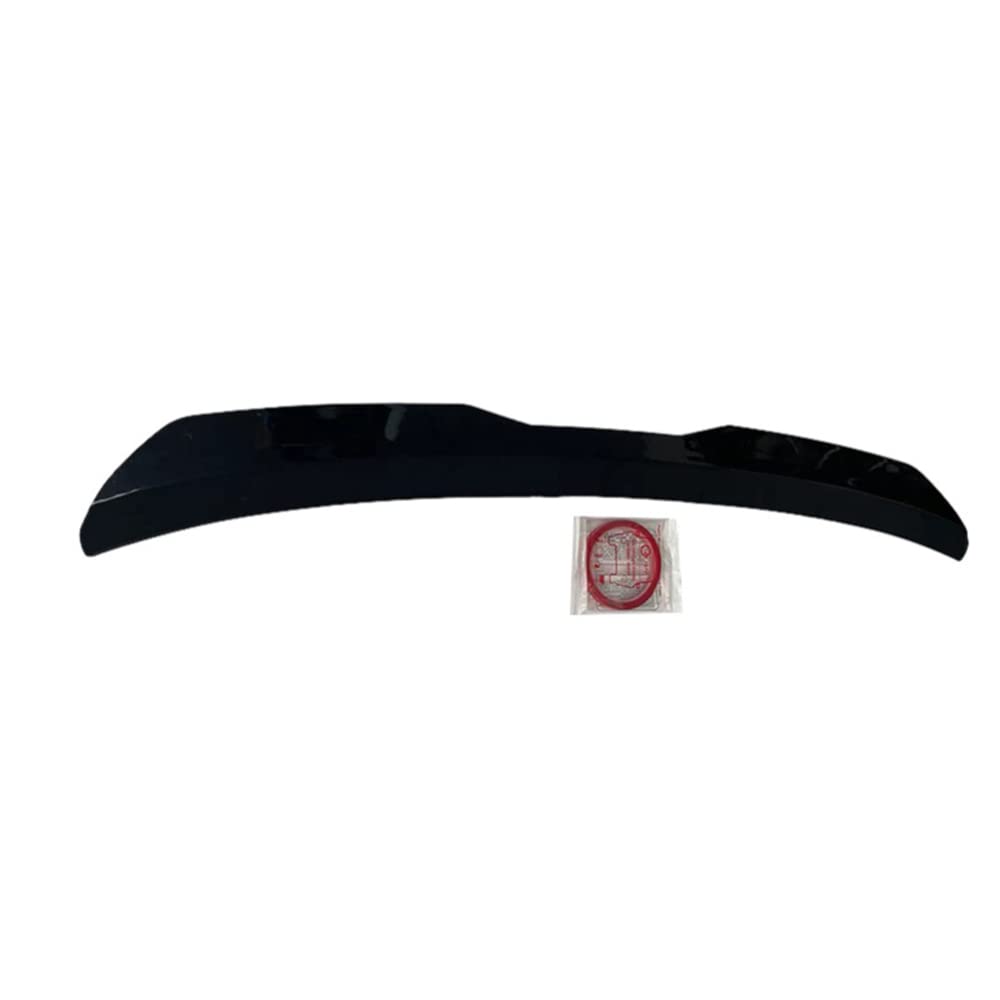 Garvee Auto Rear Wing Cover Spoiler posteriore tipo Pasta con targhetta, parti modificate, leggero, nero