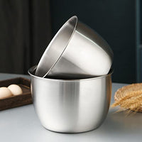 Garvee Ciotola Profonda Anti-Spruzzo in Acciaio Inox 304, Design Impilabile, Bordo Rinforzato, 19x13cm, Finitura Lucida, Per Cucina e Preparazione