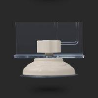 Garvee, grande piattaforma prendisole per tartarughe con 2 ventose per acquario, bianco