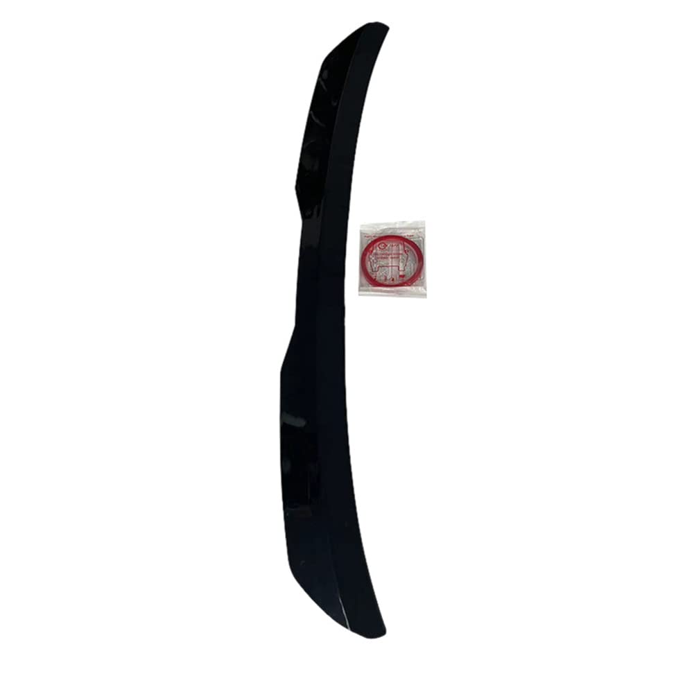 Garvee Auto Rear Wing Cover Spoiler posteriore tipo Pasta con targhetta, parti modificate, leggero, nero