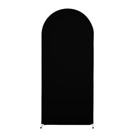 Garvee Arch Backdrop Nero 1x2m Copertura per arco nuziale per feste di compleanno, cerimonia di nozze, gazebo decorativo