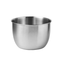 Garvee Ciotola Profonda Anti-Spruzzo in Acciaio Inox 304, Design Impilabile, Bordo Rinforzato, 19x13cm, Finitura Lucida, Per Cucina e Preparazione