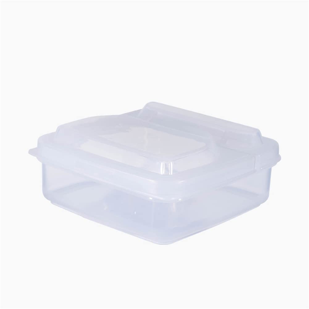 Garvee Contenitore Per Formaggio 2 Pezzi Plastica BPA Free Organizer Cucina 10.5x10.5x4.5 cm Trasparente