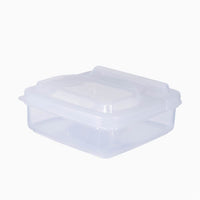 Garvee Contenitore Per Formaggio 2 Pezzi Plastica BPA Free Organizer Cucina 10.5x10.5x4.5 cm Trasparente