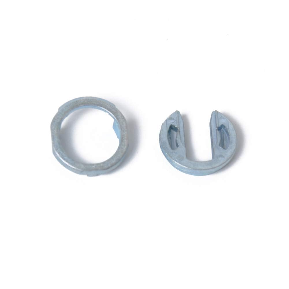 Garvee Kit Riparazione Serratura Porta Anteriore Sinistra e Destra per Seat Ibiza Cordoba, Metallo Resistente, Facile Installazione, Auto Ricambi, Uso Quotidiano, OE 6L3837167/168