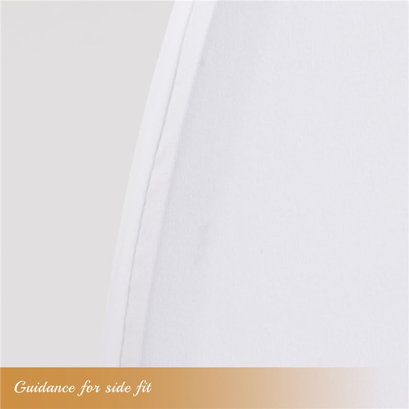 Garvee Wedding Arch Cover Set 3 pezzi in spandex con cerniera per feste e cerimonie Neutro