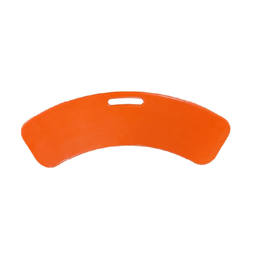 Tavola di trasferimento per sedia a rotelle Garvee per utenti di sedia a rotelle, tavola di spinta per pazienti fino a 200 kg, arancione, 80 x 21 x 0,8 cm, ausilio per il trasferimento per anziani a letto, in auto, in bagno