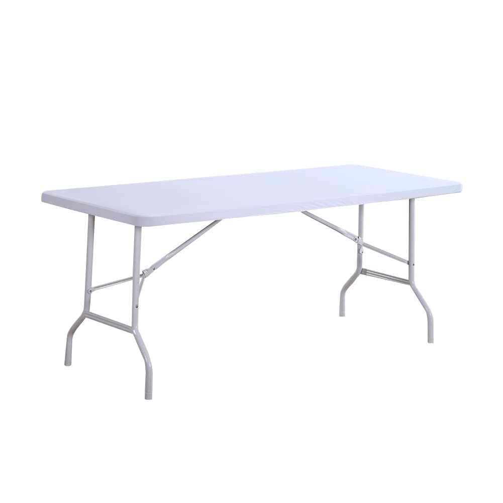 Tovaglia rettangolare Garvee, spessa, antivento, tinta unita, elastica, adatta per picnic, campeggio, uso interno ed esterno, 183 x 75 x 75 cm