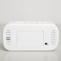 Sveglia digitale a LED Garvee con doppio allarme e specchio: elegante sveglia per camera da letto con design multifunzionale