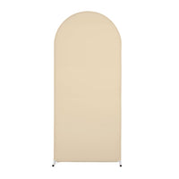Garvee Copertura per Arco da Matrimonio 1,2x2,2m Tessuto Elastico Doppia Faccia con Cerniera per Cerimonie e Feste Bianco