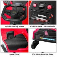 Garvee Kids Drift Electric Go-Kart 45W Red – Con telaio in metallo, motore da 45W e funzione drift per bambini dagli 8 anni in su, in strada, in piazza o in giardino.