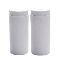 Garvee Set da 2 pezzi Dispenser di liquidi ricaricabili in silicone bianchi per cucina e bagno per detersivo per piatti e shampoo
