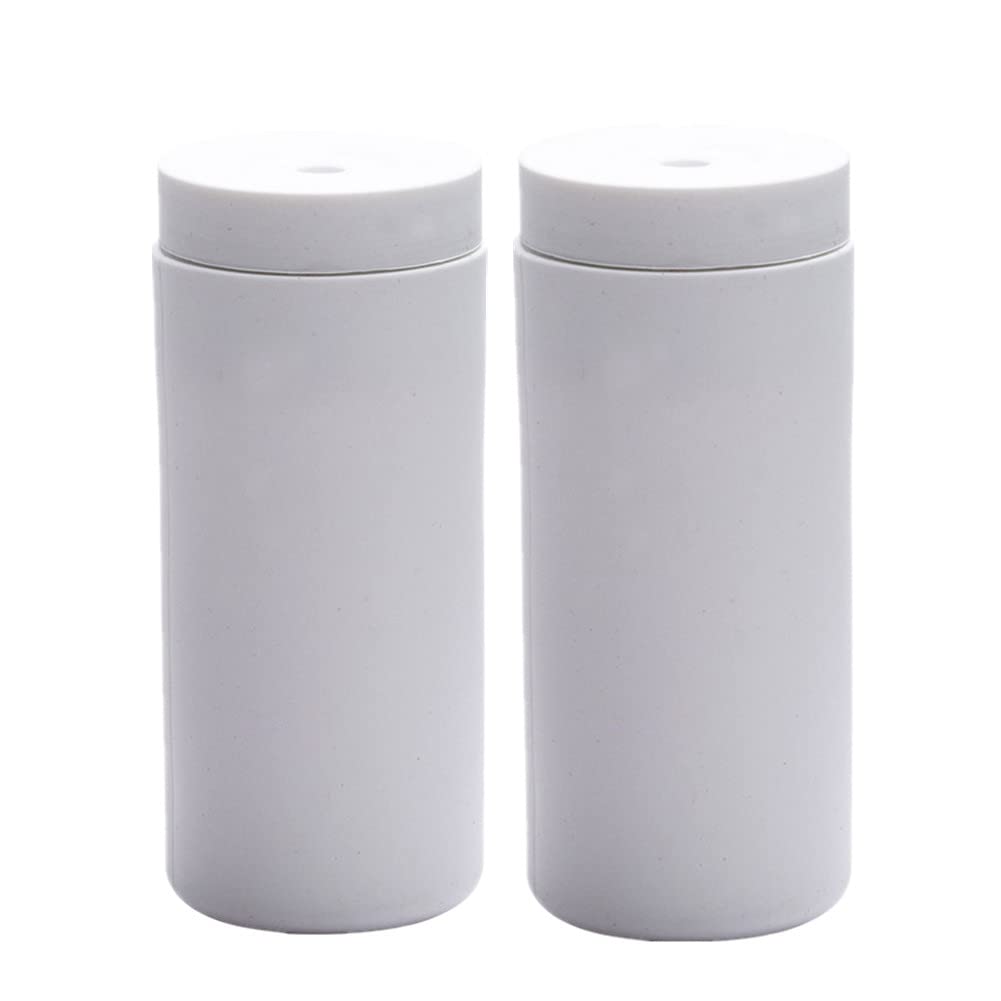 Garvee Set 2 Dispenser Ricaricabili per Sapone Liquido, Dosaggio Preciso, Plastica Robusta, Multiuso per Cucina e Bagno, Trasparente
