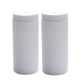 Garvee Set 2 Dispenser Ricaricabili per Sapone Liquido, Dosaggio Preciso, Plastica Robusta, Multiuso per Cucina e Bagno, Trasparente - Come mostrato