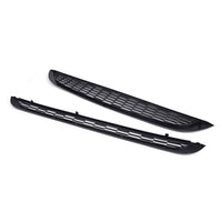 Griglia anteriore Garvee compatibile con Mini Cooper R50 R52 R53, struttura a nido d'ape in ABS, nero lucido, protezione durevole