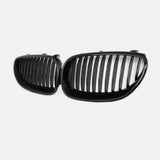 Garvee Griglie Frontali a Rene per Veicolo di Lusso Serie 5 E60/E61 520d 520i 523li 525li 530li 2004-2009, ABS Nero Lucido, Facile Montaggio