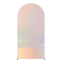Garvee 6FT Pannello posteriore per arco nuziale elasticizzato in spandex glitterato per matrimonio, festa, baby shower
