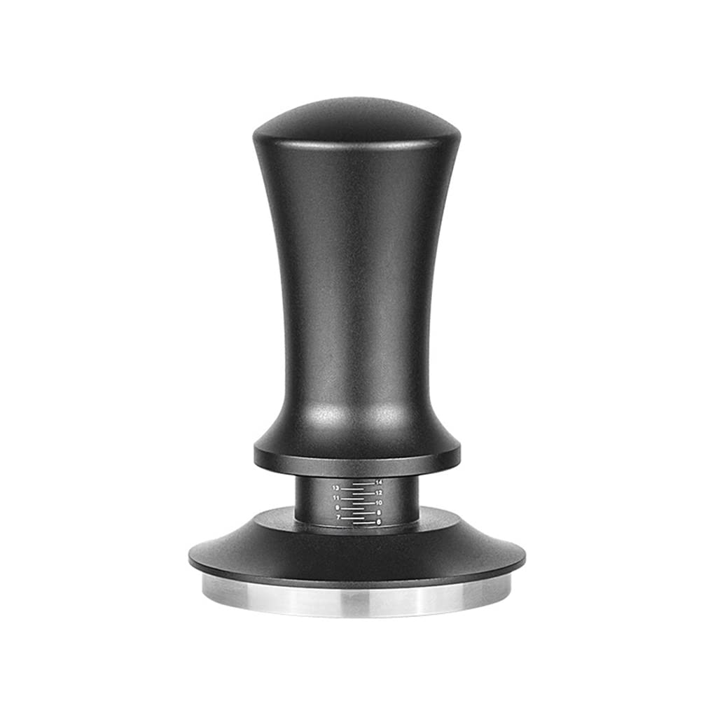 Garvee Coffee Tamper 58mm Stainless Steel Pressa Caffè with Aluminum Alloy Handle for Home and Bar, Ergonomic Design, Durable Silver