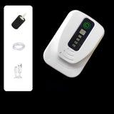 Garvee Pompa Aria Acquario Silenziosa Ricaricabile USB, Batteria 70h, Compatta, Anti-Vibrazione, Controllo Tattile, Per Acquari E Pesca - A