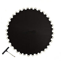 Tappetino di ricambio per trampolino Garvee, rotondo da 8 piedi, impermeabile, resistente ai raggi UV, tappetino di sicurezza con 48 fibbie, anelli a V, ganci e fibbie.