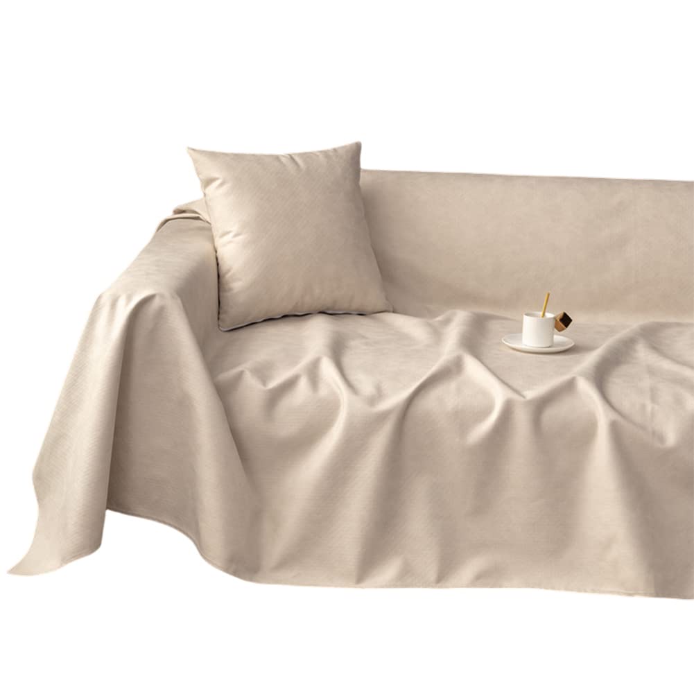 Copridivano Garvee 90x210cm Grigio Chiaro - Resistente e Antiscivolo - Impermeabile - Soggiorno - Stile Moderno