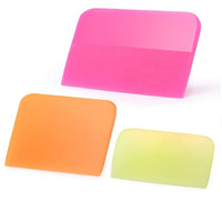 Garvee Set 3 Raschietti Anti-Graffio TPU Silicone Flessibile Protezione Vernice Pulizia Auto