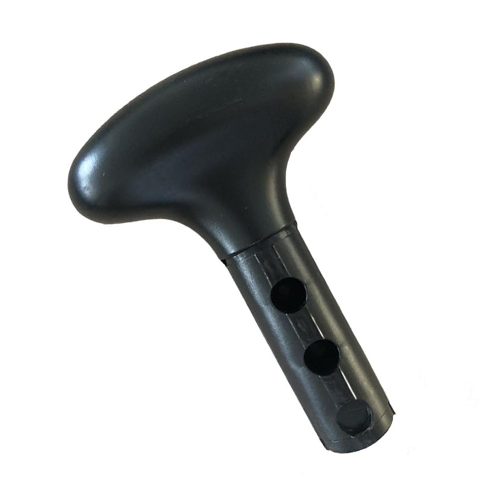 Impugnature per pagaia Garvee con impugnatura a T, confezione da 2, ergonomiche, in PVC, di ricambio, nere
