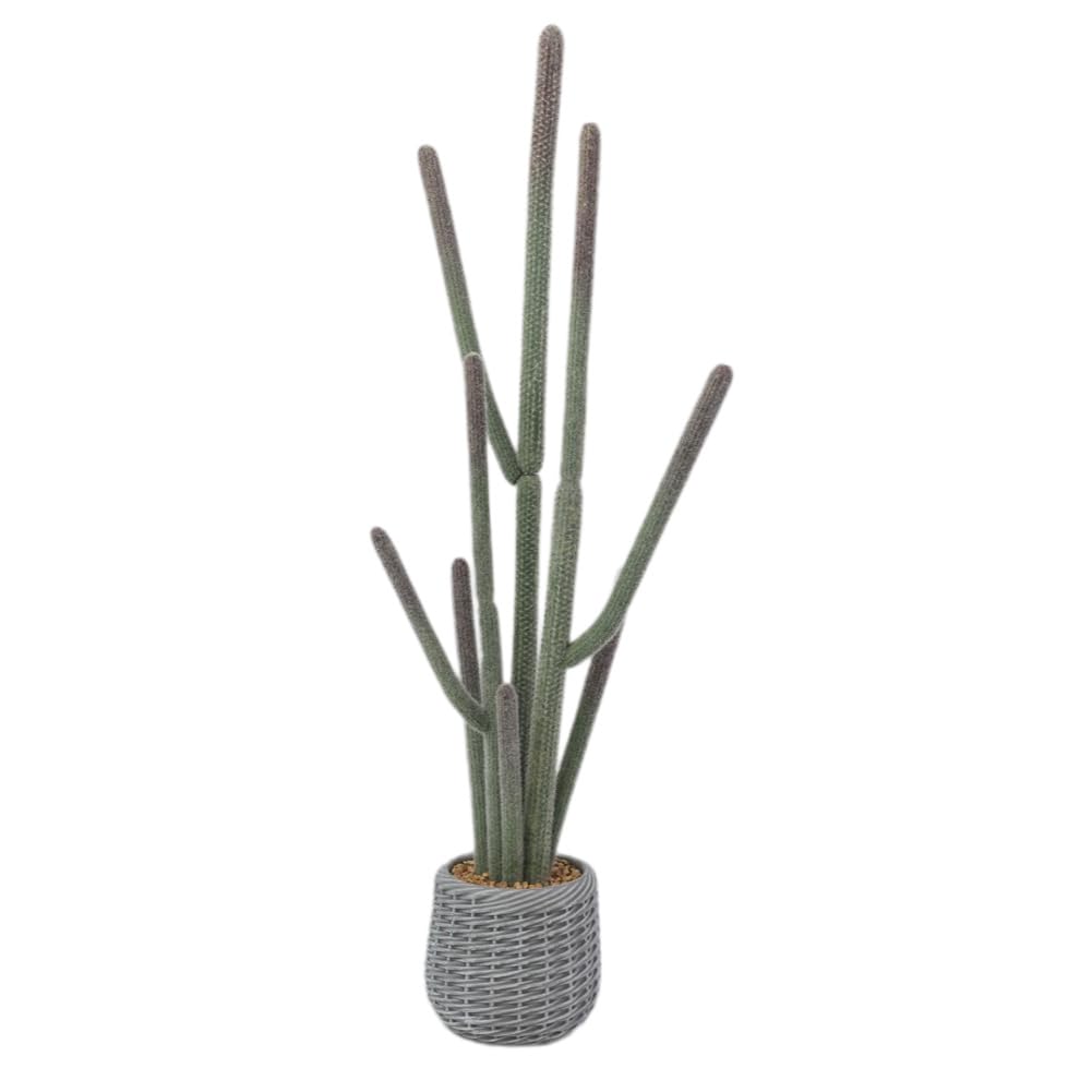 Pianta di cactus artificiale Garvee da 44 pollici, facile da curare, ecologica, per interni ed esterni, per soggiorno e ufficio, verde